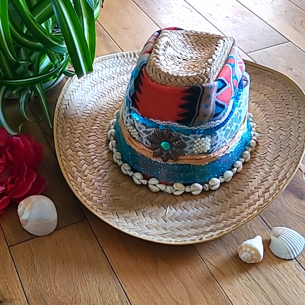 Ooak Bohemian hat